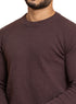 Dark Brown Design 2420 Round Pullover - Khotwh